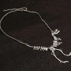 Gothic and Steampunk Jewellery Steampunk Dinosaur Skeleton Necklace