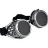 Steampunk Goggles Antique Silver