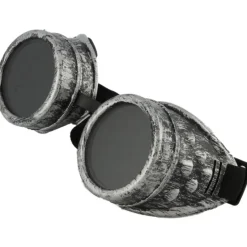 Steampunk Goggles Antique Silver