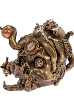 Steampunk Fantasy Steampunk Oceanic Cyborg Octopus Skull