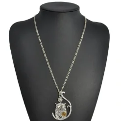 Gothic and Steampunk Jewellery Steampunk Owl Necklace