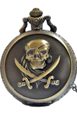 Pocketwatches Steampunk Pirate Pocket Watch Brass
