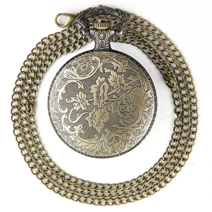 Pocketwatches Steampunk Pirate Pocket Watch Brass