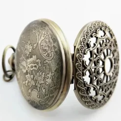 Pocketwatches Steampunk Pocket Watch with Filigree Web Design