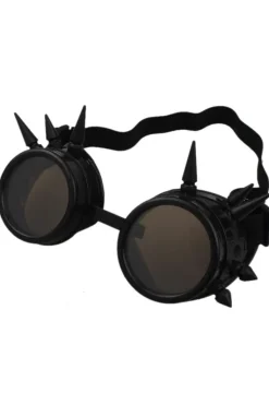 Steampunk Goggles Steampunk Spike Goggles Black