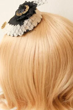 Gothic Hair Accessories Steampunk Teardrop Fascinator