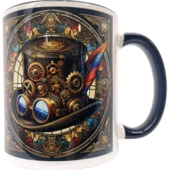Oakhart Industries Steampunk Top Hat Mug Art025
