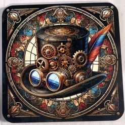 Oakhart Industries Steampunk Top Hat Mug Art025