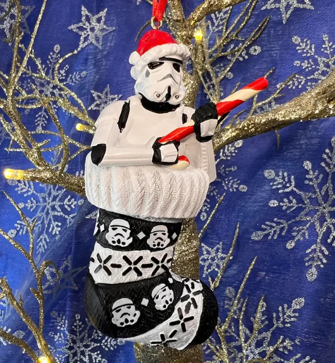 Nemesis Now Stormtrooper in Stocking Hanging Ornament