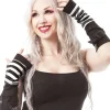 Innocent Clothing Stripe Strap Armwarmers Black/White