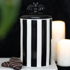 Something Different Striped Bat Storage Jar