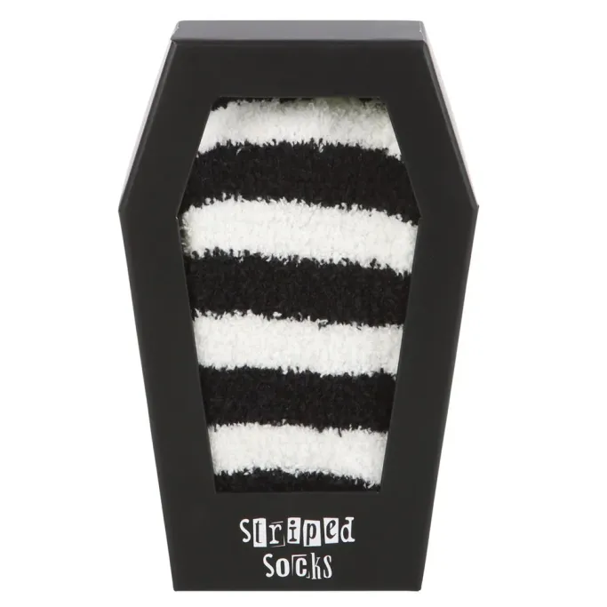 Something Different Striped Socks in Coffin Gift Box