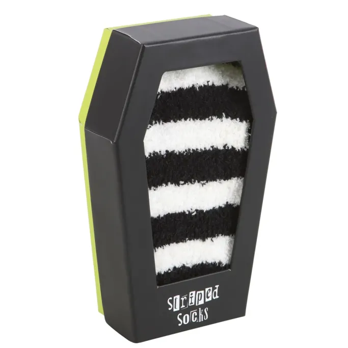Something Different Striped Socks in Coffin Gift Box