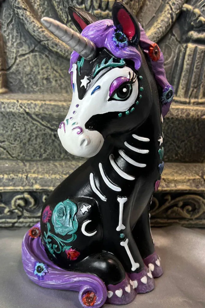 Nemesis Now Sugarcorn Day of the Dead Unicorn