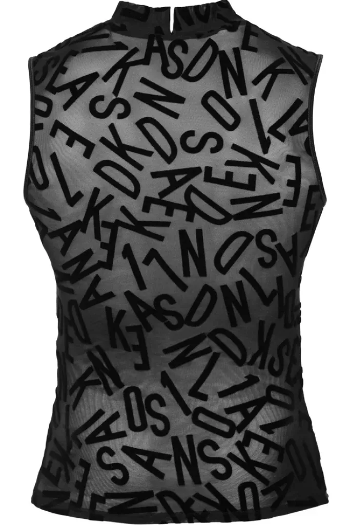Svenjoyment Alphabet Print Top