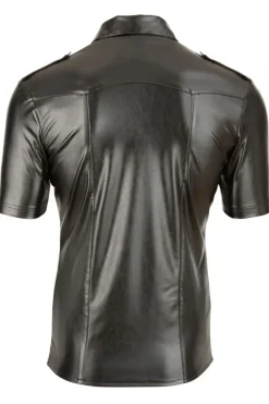 Svenjoyment Leather Imitation Shirt