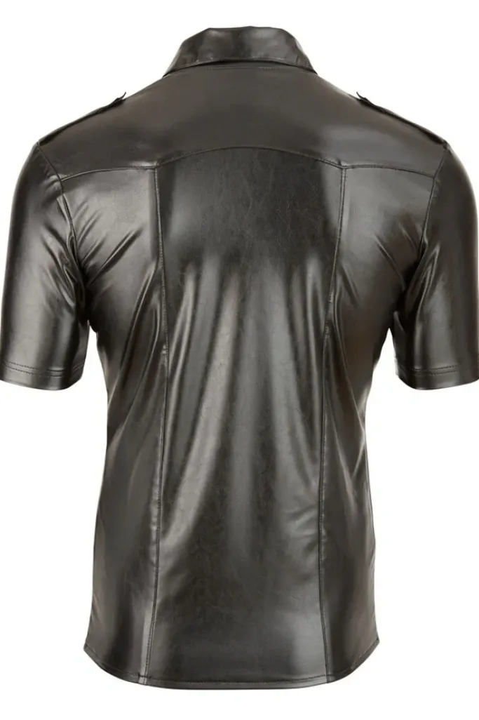 Svenjoyment Leather Imitation Shirt