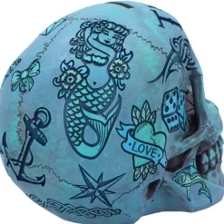 Nemesis Now Tattoo Fund Skull Blue