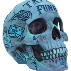 Nemesis Now Tattoo Fund Skull Blue