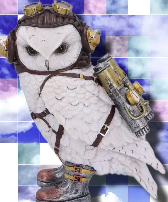 Nemesis Now The Aviator Steampunk Owl