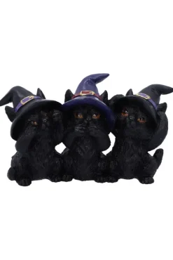 Nemesis Now Three Wise Black Cats 11.5cm