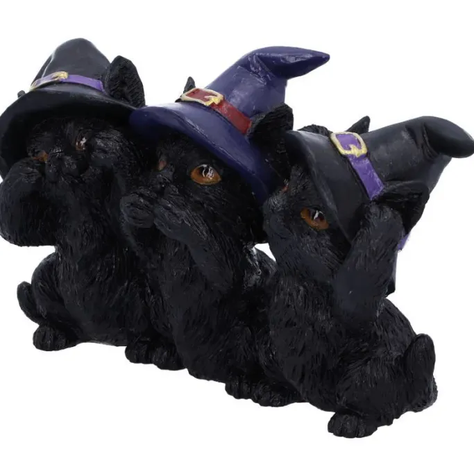 Nemesis Now Three Wise Black Cats 11.5cm
