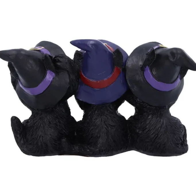 Nemesis Now Three Wise Black Cats 11.5cm