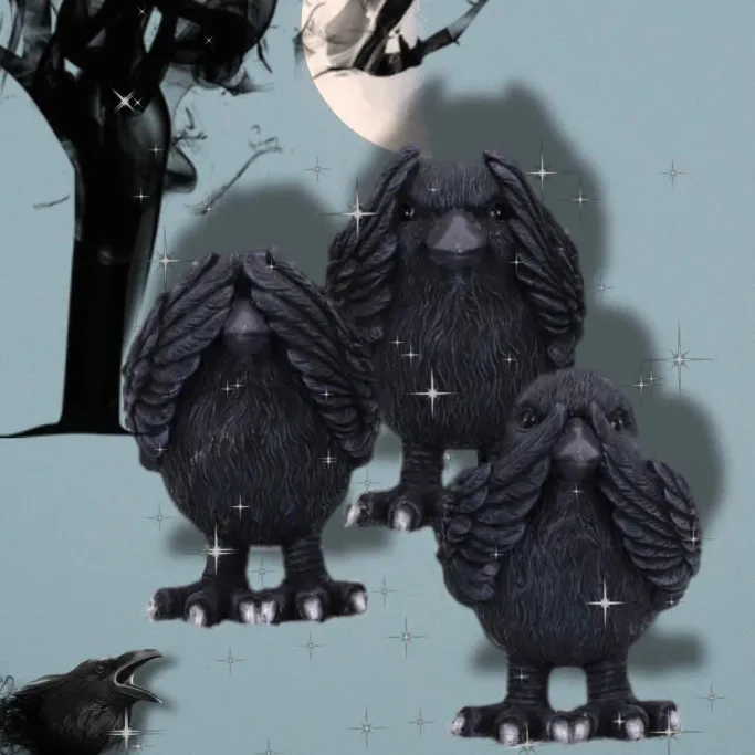 Nemesis Now Three Wise Ravens