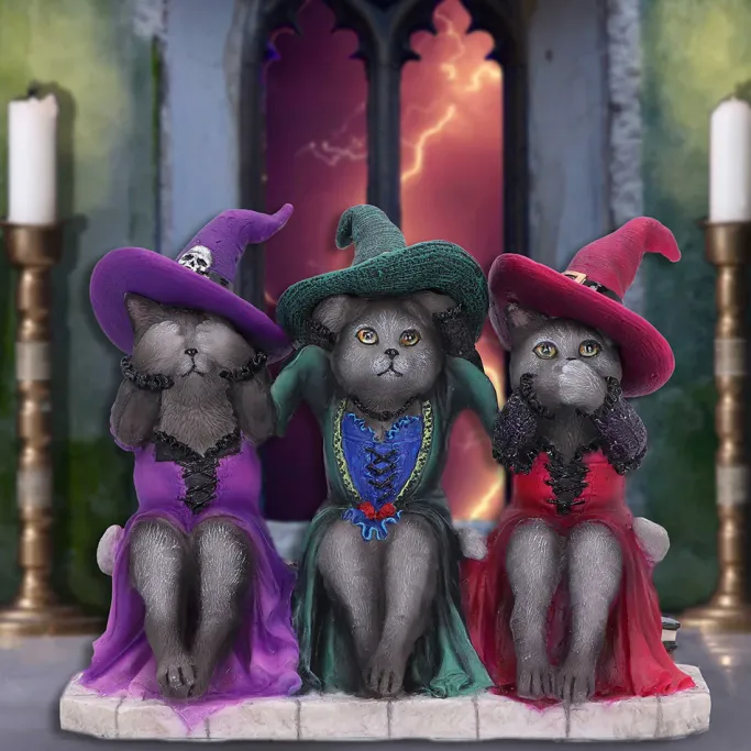 Nemesis Now Three Wise Witchy Kittys
