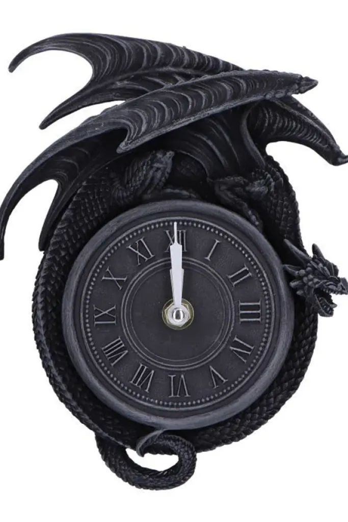 Nemesis Now Time to Burn Dragon Wall Clock