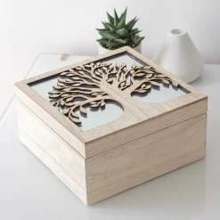 Something Different Tree of Life Mirror Box 20cm