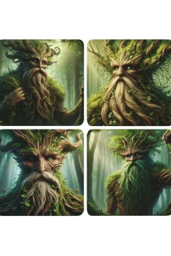 Oakhart Industries Tree Spirit Coaster Set