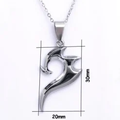 Gothic and Steampunk Jewellery Tribal Heart Love Token Necklace Set