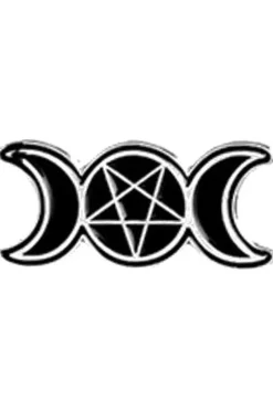 Gothic Pins Triple Moon Gothic Pin