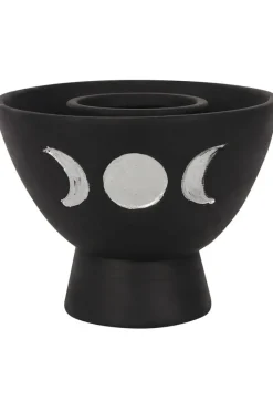 Something Different Triple Moon Incense Bowl