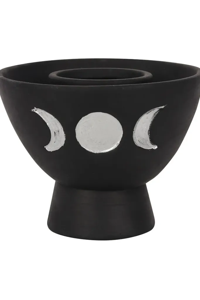 Something Different Triple Moon Incense Bowl