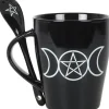 Something Different Triple Moon Mug and Spoon Set
