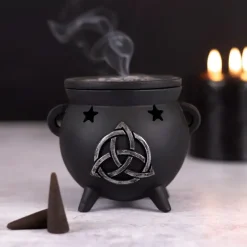 Something Different Triquetra Cauldron Incense Cone Holder