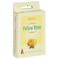 Something Different Tulasi Yellow Rose Incense Cones