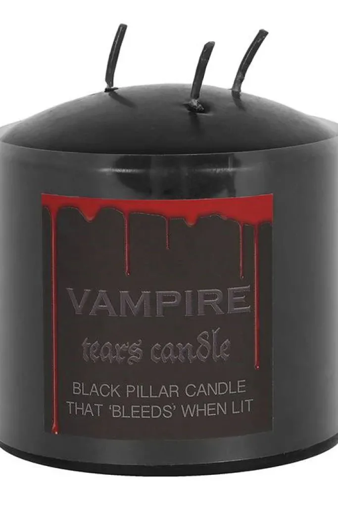 Something Different Vampire Tears Pillar Candle 7.5cm