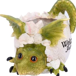 Nemesis Now Welcome Friends Baby Dragon Pot