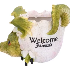 Nemesis Now Welcome Friends Baby Dragon Pot