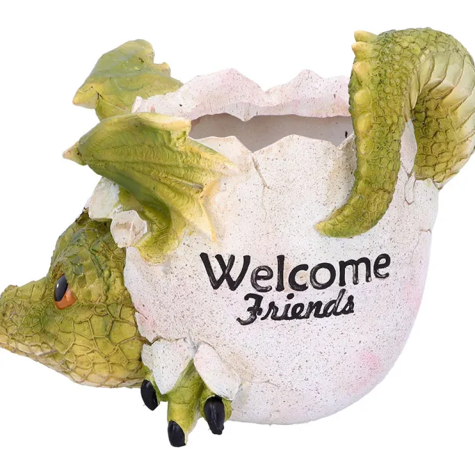 Nemesis Now Welcome Friends Baby Dragon Pot
