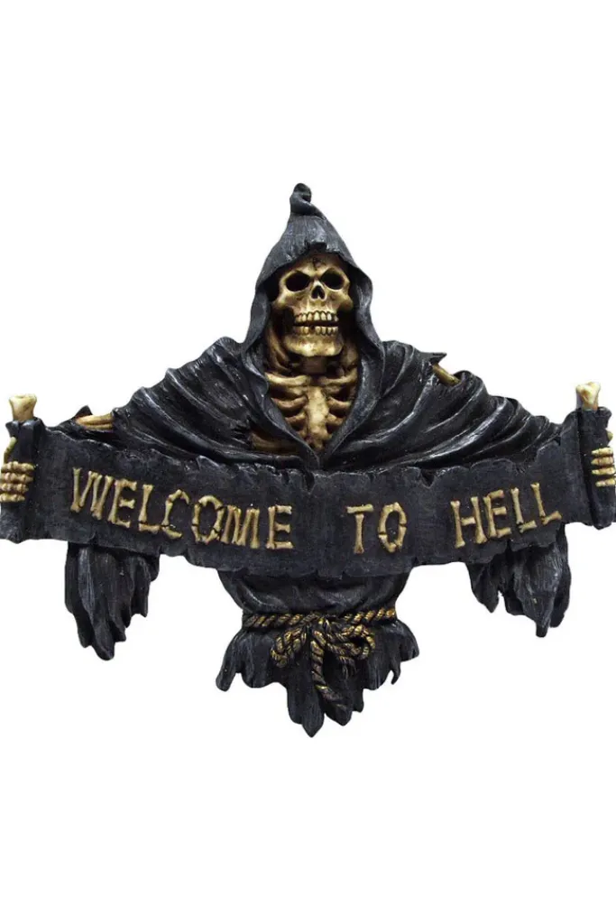 Nemesis Now Welcome To Hell Sign