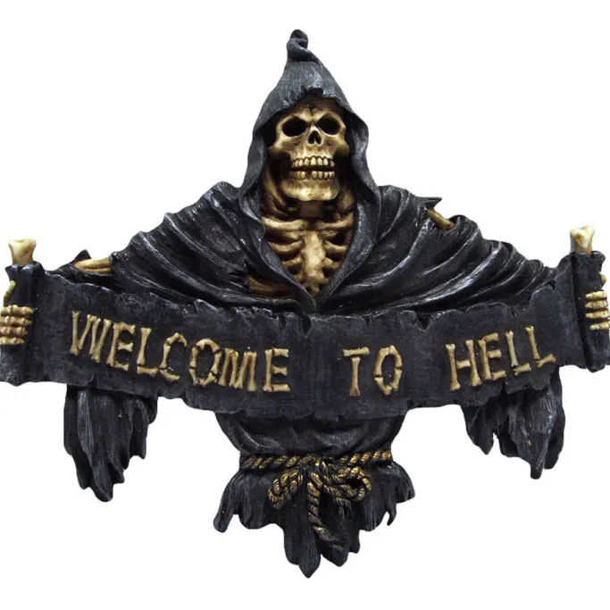 Nemesis Now Welcome To Hell Sign