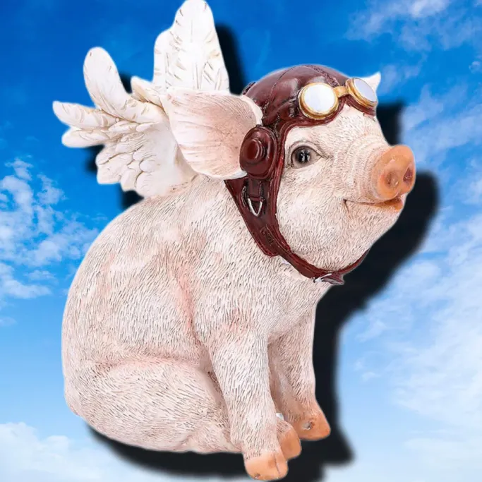 Nemesis Now When Pigs Fly Steampunk Pig