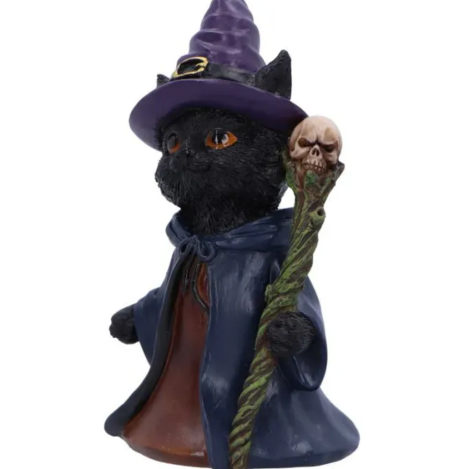 Nemesis Now Whiskered Wizard Black Cat