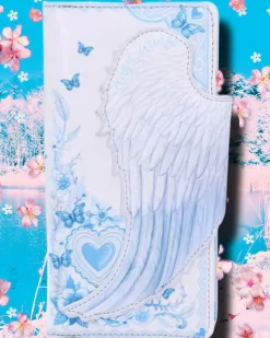 Nemesis Now White Angel Wings Embossed Purse