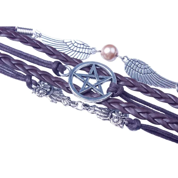 Gothic and Steampunk Jewellery Winged Magic Owl Steampunk Bracelet