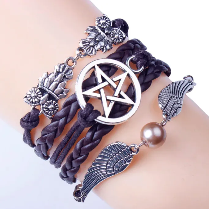 Gothic and Steampunk Jewellery Winged Magic Owl Steampunk Bracelet